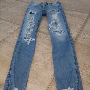 Hollister ripped jeans